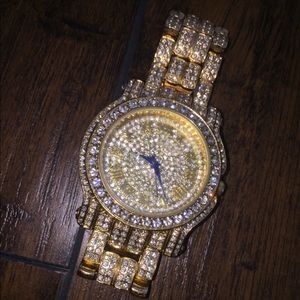 Blinged out watch